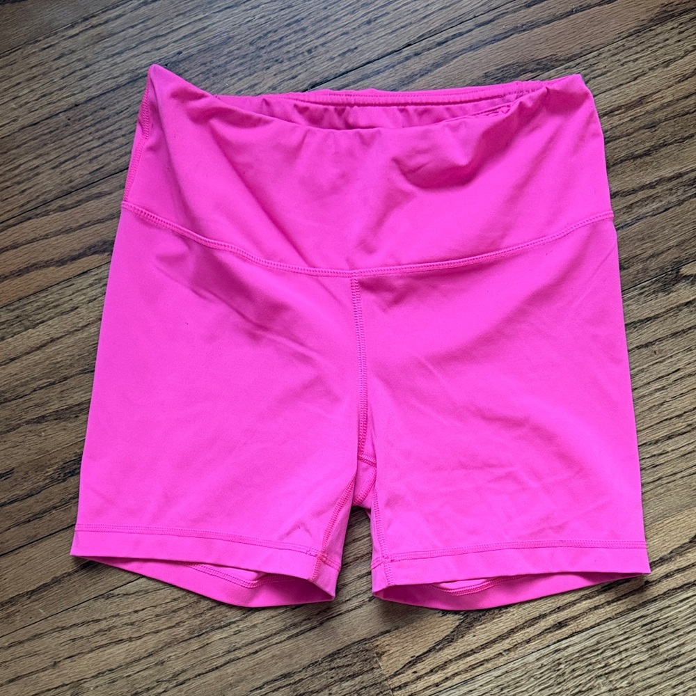 YOGA Bright Pink athletic Shorts